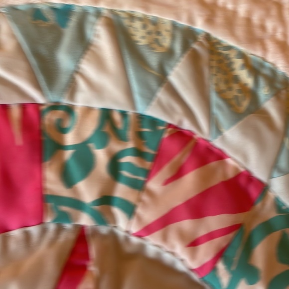 Handmade Quilt with Lilly Pulitzer Fabric - Picture 4 of 4